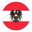 Österreich Flagge auf art-traveller.com - Landart Reisen